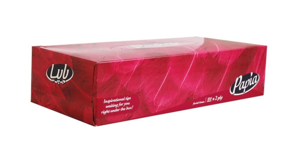 تصویر 2 از دستمال کاغذی پاپیا جعبه ای با قدرت جذب بالا